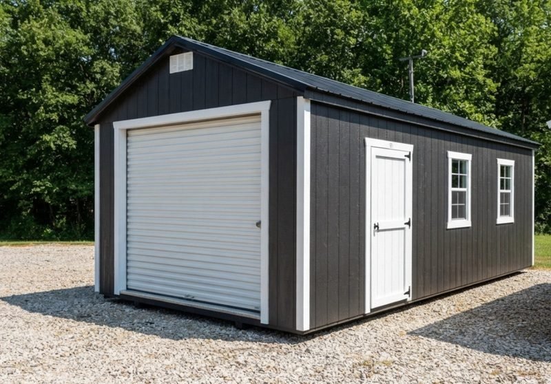 12 X 24 Compass Series Garage Big Sky Sale at Country Cabins